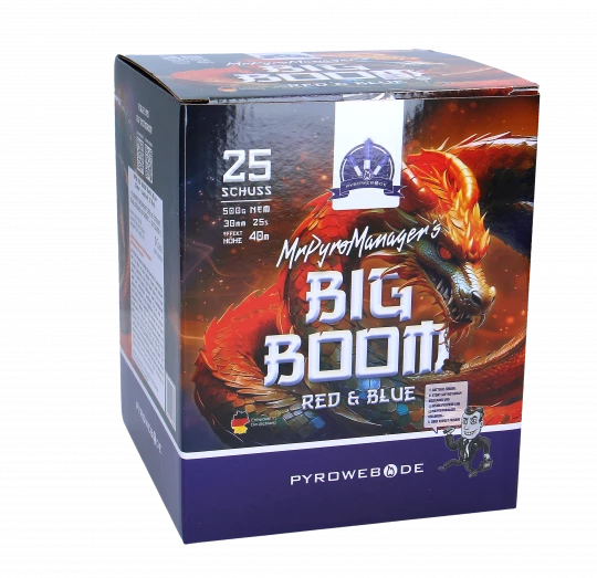 MPM Big Boom Red & Blue