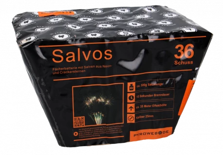 Salvos, 36-Schuss-Fächerbatterie